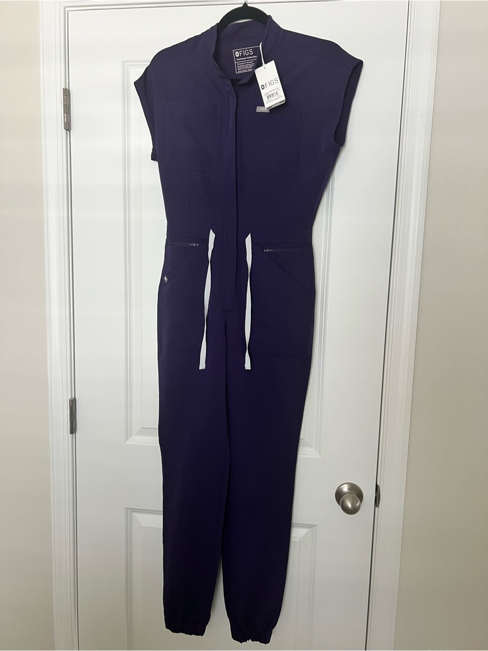 Figs Purple Jam Rafaela Jumpsuit